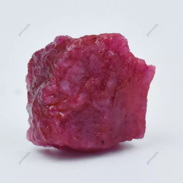 CERTIFIED 32.65 Ct Natural Red Ruby Uncut Raw Rough Loose Gemstone