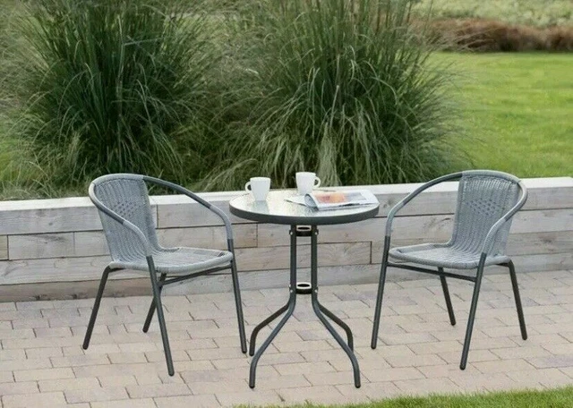 Argos home 2 seater rattan effect balcony 2025 set