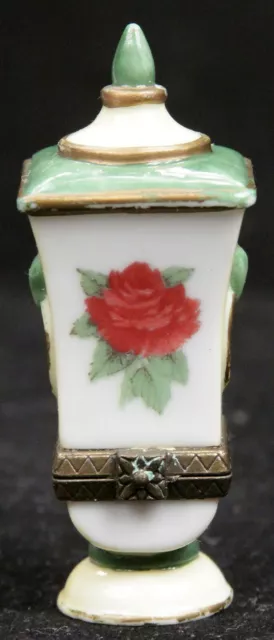 Vintage PHB Midwest of Cannon Falls Vase Urn Trinket Box Rose Love & Beauty Old