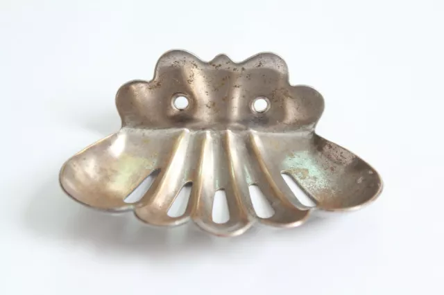 antique bathroom kitchen soap holder | vtg deco victorian bathroom wall soap