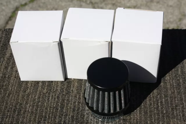 Universal BLACK Pod air filter 50mm Pod filters 51mm 49mm  K&N type  SOLD EACH