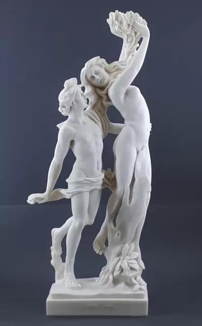 God Apollo & Daphne Cast Marble Large Statue Sculpture Copy Bernini 18.9in
