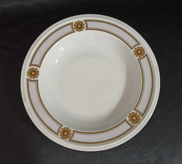 PLAT ROND CREUX EN PORCELAINE DE LIMOGES BERNARDAUD modèle TRIANON