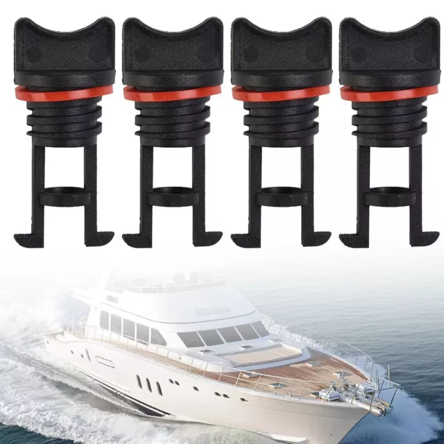 4PCS Replacement Bungs For Marine Boat Drain Bung Plugs Standard Coarse Thread