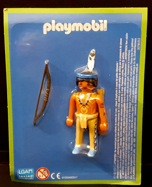 Figurine Playmobil Enfant Indien De L'Ouest - Amérindien Western Village, Occasion