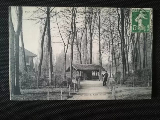 CPA 75 PARIS - Bois de Vincennes - Abri de l'Embarcadère du Lac Daumesnil