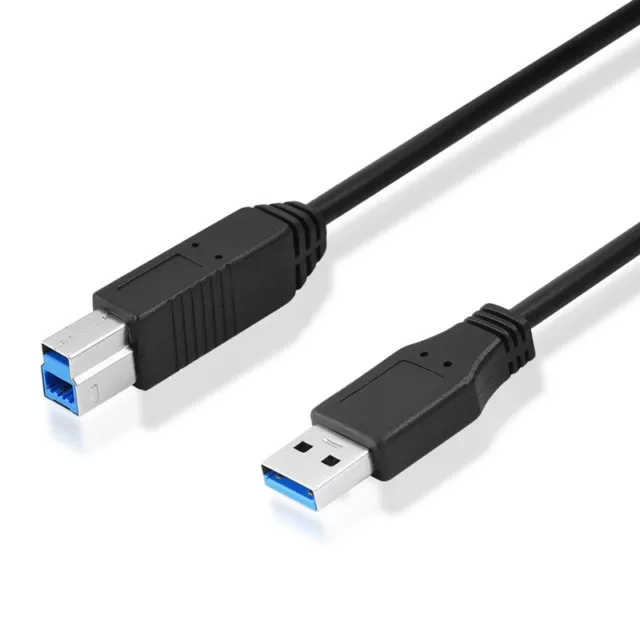 3.0 USB Kabel A auf B Stecker für zB 3,5" externe Festplatte Capture Geräte Hub