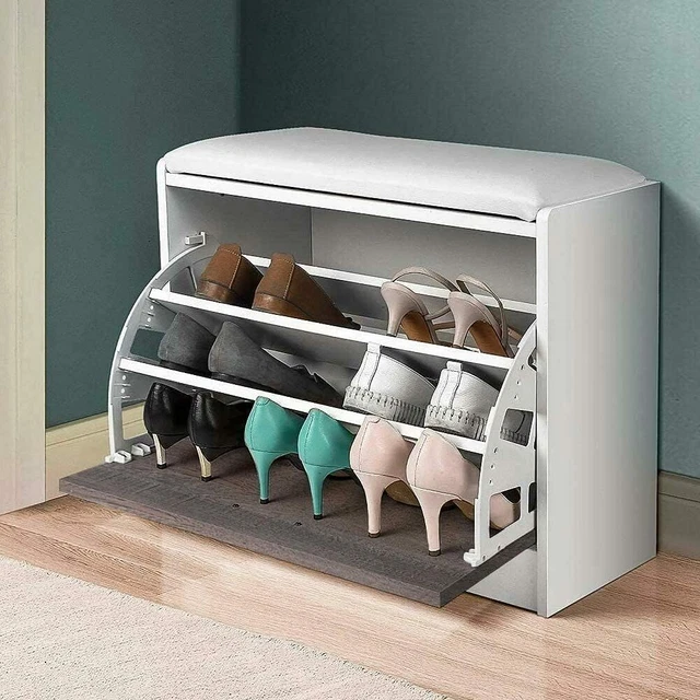 Panca Scarpiera Con Ribalta E Seduta - Elegante E Pratica Per Ingresso O Camera - Foto 10