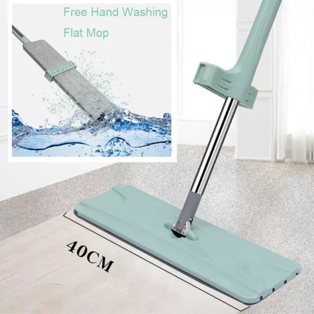 FLAT MOP MOCIO Auto Pulente Pulizia Lava Pavimenti bal EUR 15,99