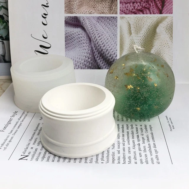 Savon Outil Pour résine époxy Silicone Bougie Moule Boule ronde Bougie Moule