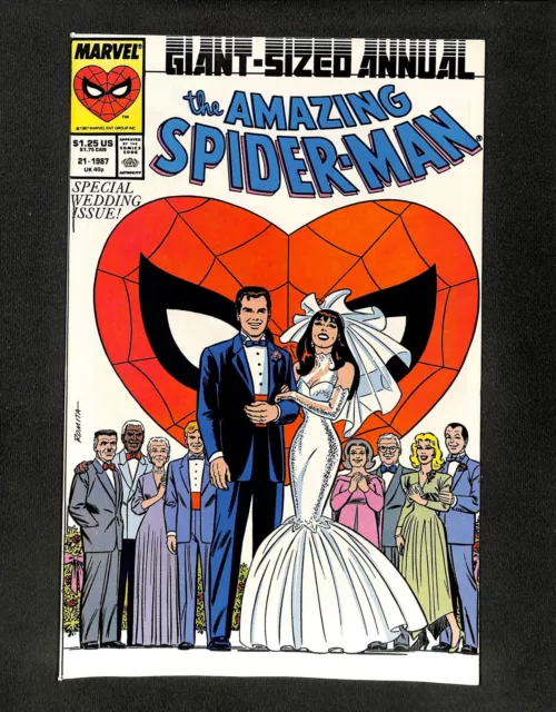 Amazing Spider-Man Annual #21 Wedding of Mary Jane + Peter Parker! Marvel 1987