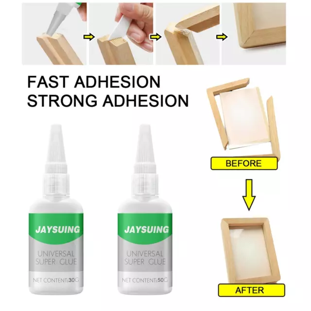 Nuevo pegamento aceitoso de soldadura de alta resistencia - súper pegamento universal único 30 ml 50 ml