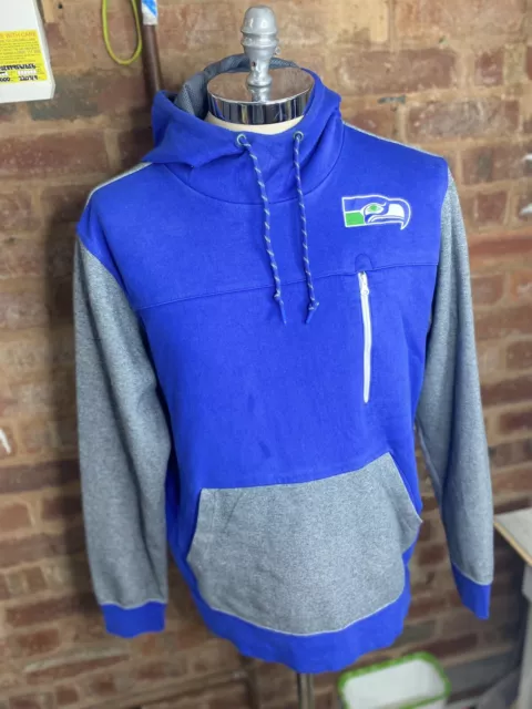 Nike NFL Vintage Blue Seattle Seahawks Pullover Hoodie Size XL Extra Large