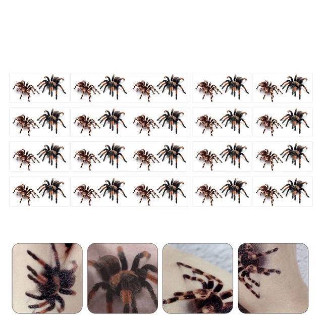 Halloween Mund Tattoo, 10 Blatt Gesichtstattoos, Temporäre Aufkleber Für Party Und Cosplay