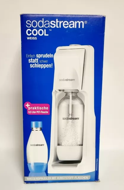 SodaStream COOL in Weiß inkl. 0,5 Liter  PET-Flasche Neu