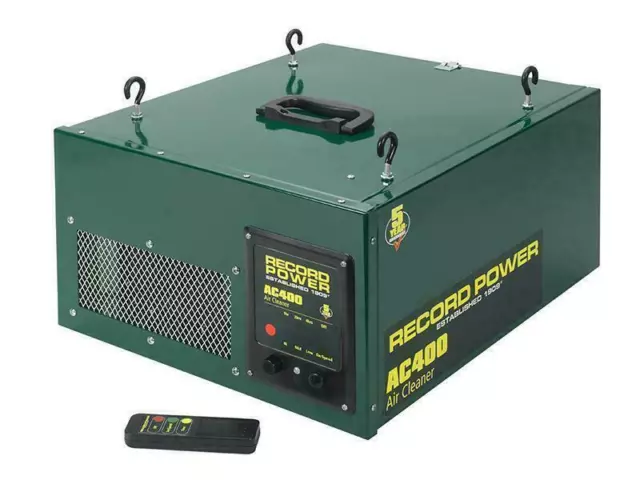 Record Power Ac400 Two Stage Air Filter With Remote RPTAC400