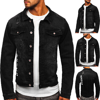 Giacca Jeans Di Transizione Giacca Giacca Sweatjacke Classic versatile uomo Bolf Casual 