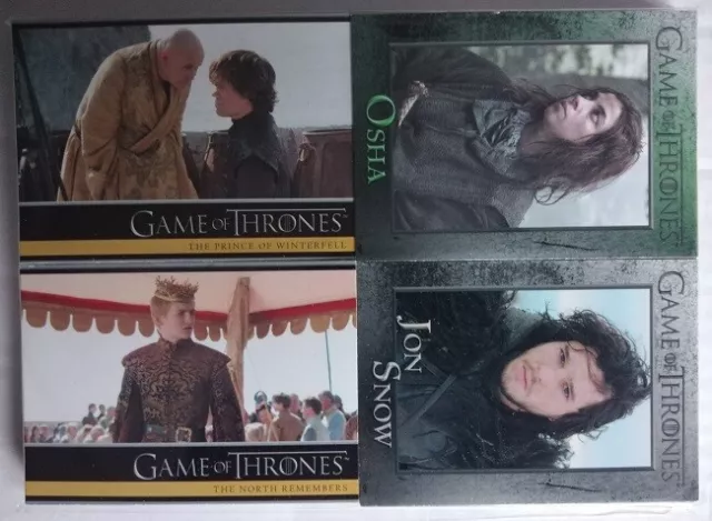 A Game Of Thrones Season Two Trading Card Set