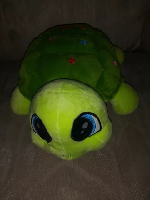 Aruba Sea Turtle Plush 14" Stars On Shell Green Stuffed Animal Souvenir Tortoise