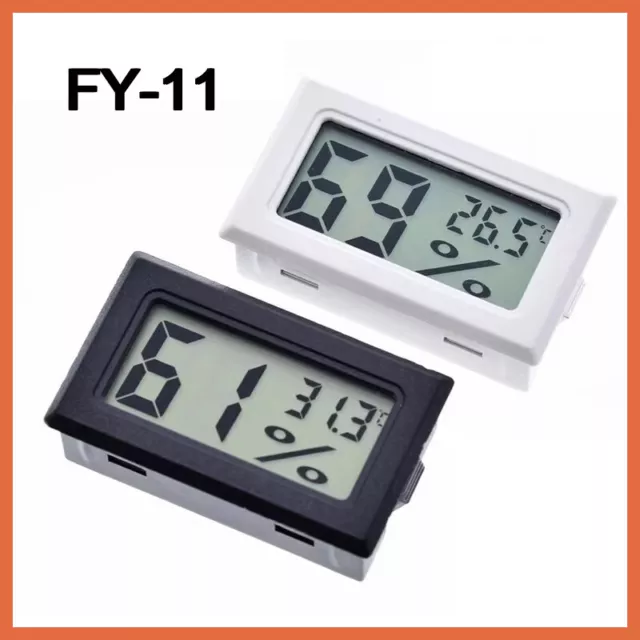 Digital Temperature Humidity Meter Sensor Thermometer Hygrometer Room Gauge LCD