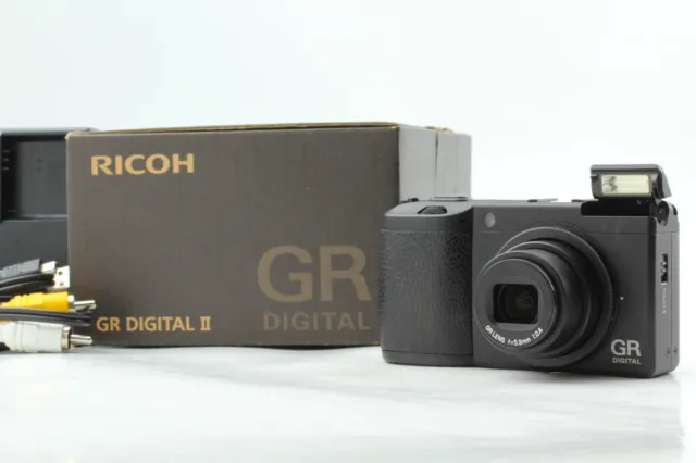 Shot 3852 [MINT] Ricoh GR Digital 8.1MP Black Compact Digital Camera From JAPAN