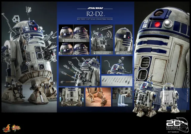 Star Wars R2-D2 Figura da collezione sesta scala HOT TOYS Clone Wars