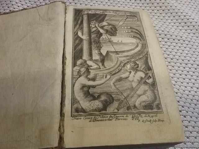 Parrino Teatro Eroico E Politico De Governi De Vicere' Del Regno Di Napoli 1692