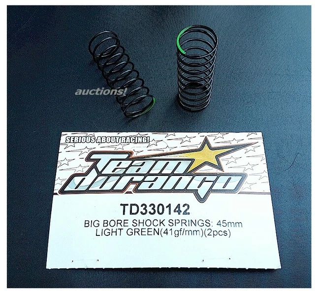 Team Durango TD330142 Shock Springs Big Bore 45mm Green DEX210 DEX410 18x Cars!