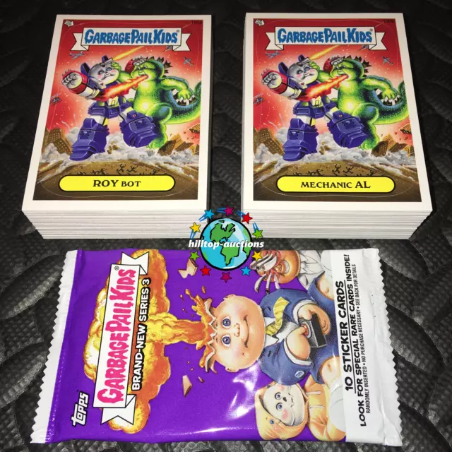 Garbage Pail Kids Bns3 Complete 132-Card Set 2013 Brand-New Series 3 +Wrapper