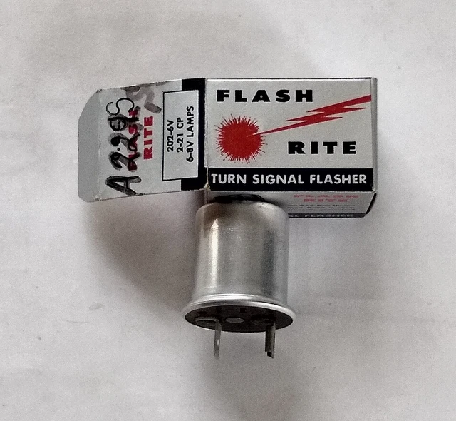 FLASH RITE GEC Flasher 202 Turn Signal Ford Lincoln Mercury Hudson '53