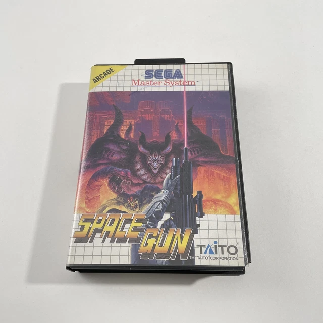 SEGA Master System Boîte vide Space Gun EUR Très Bon état jeu non inclus
