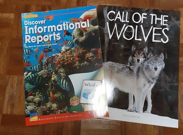 Informational Book Reports / Call of the Wolves Teacher Big Book Easel Oversize