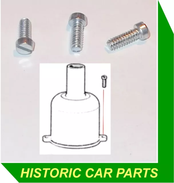 3 DASHPOT SCREWS for 1 1/8” H1 SU Carb on Austin Healey Sprite Mk1 948cc 1958-61