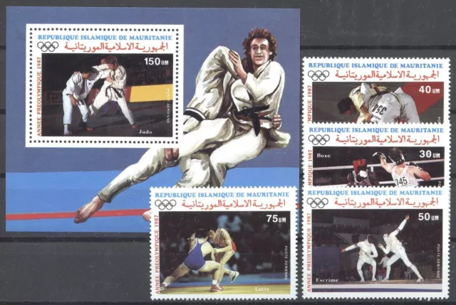 Olympiade 1988, Olympic Games, Judo - Mauretanien - ** MNH