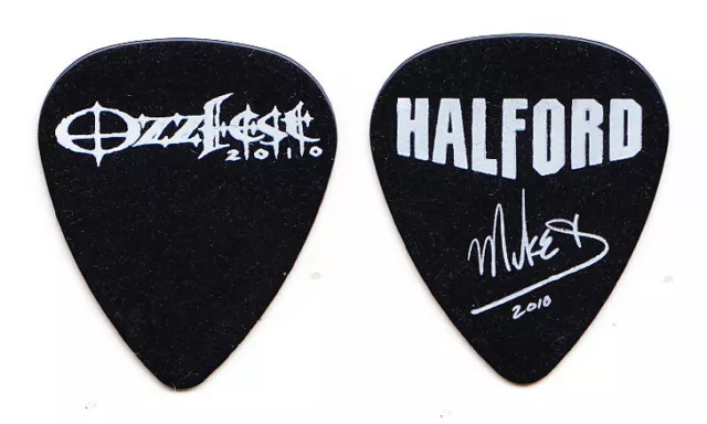 Halford Mike Davis Signature Ozzfest 2010 VIP Guitar Pick - 2010 Judas Priest