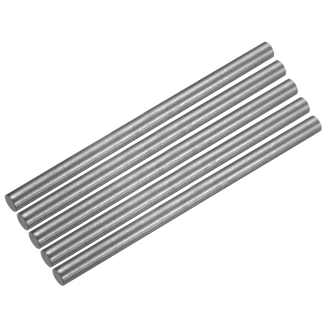 Graphite Rod Graphite Stirring Rod Stick Rod 150x8mm Black, Pack of 5
