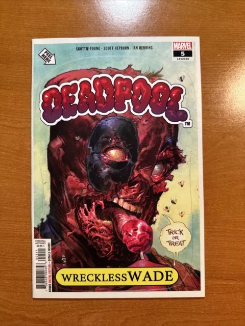 Deadpool # 5 (2018, Marvel) 1st Print Garbage Pail Kids Homage NM/NM+