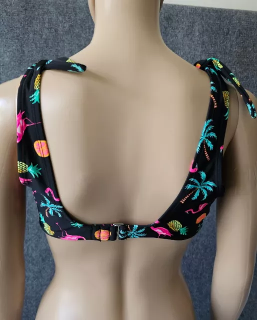 Lot of 4 Womens Size L Halter Back Bathing Swimsuit Swim Top XHILARATION Soluna 3