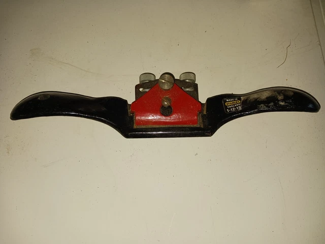 STANLEY No 151 FLAT FACED SPOKESHAVE MADE IN ENGLAND.