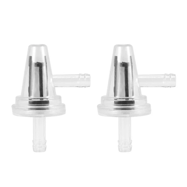 2X Motorrad Snowmobile Clear Inline Rechte Kraftstofffilter 1/4 6 / 7Mm Bikeq2G3