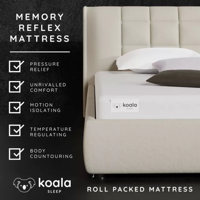 Memory Foam + Mattress Single, Double, King 3FT 4FT6 5FT  | 4" 5" 6" 8" 10" 12"