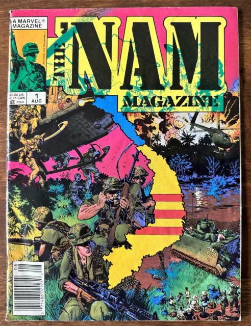Marvel Magazine The 'Nam #1 Aug 1988 Vietnam