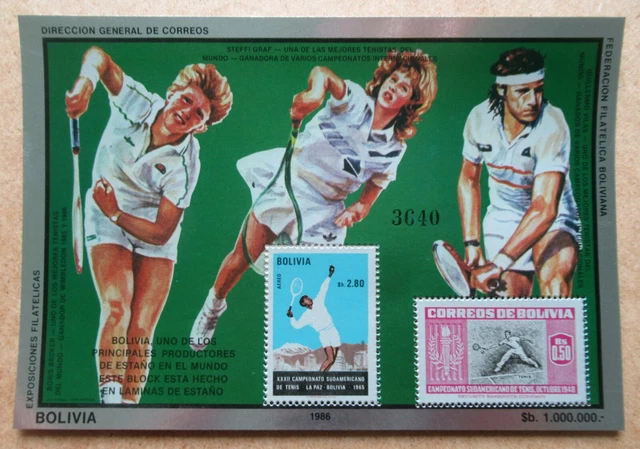 Briefmarken - Boris Becker - Steffi Graf