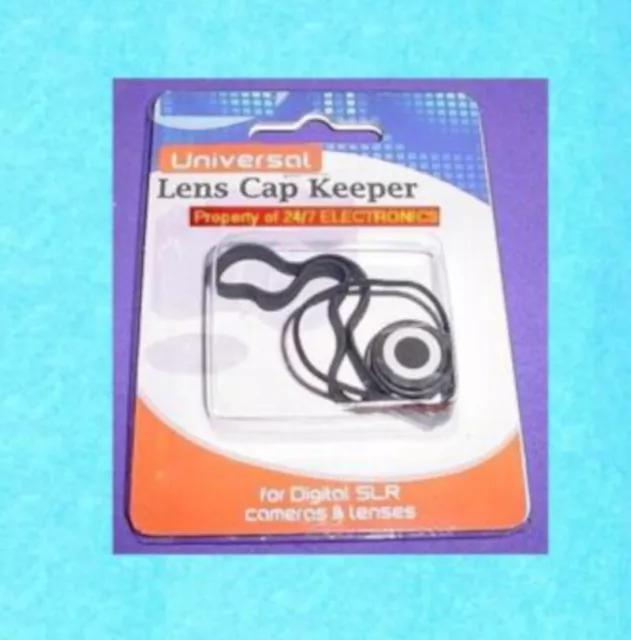 Lens Cap Holder #2 Keeper Holder To Camera Panasonic Fuji Sony Nikon Canon&More