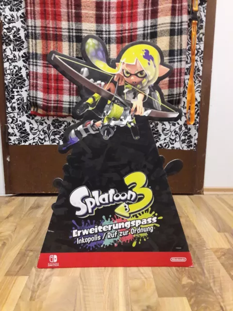 Splatoon 3 Aufsteller Werbung Promo Deko Nintendo Switch