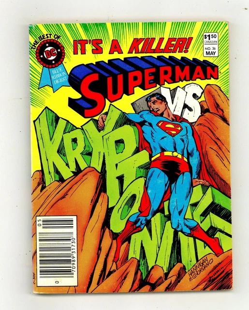 Best of DC Blue Ribbon Digest Canadian Price Variant #36 VF- 7.5 1983