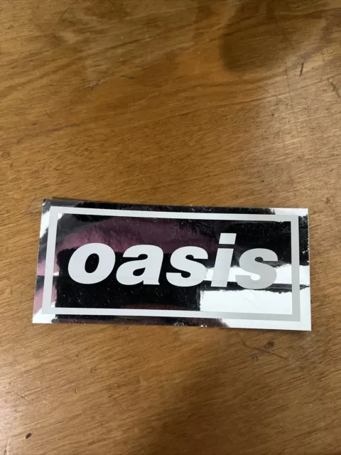 Vintage Oasis Be Here Now Sticker 1997 Promo Liam Gallagher Noel Gallagher