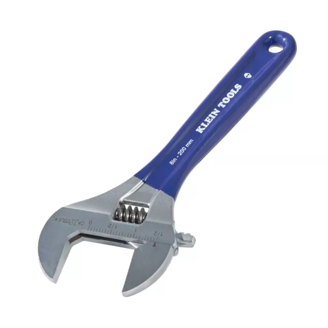 Klein Tools D509-8 Réglable Lecteur Clé, Forgé Avec Extra-Wide 8-Inch Mâchoire 3