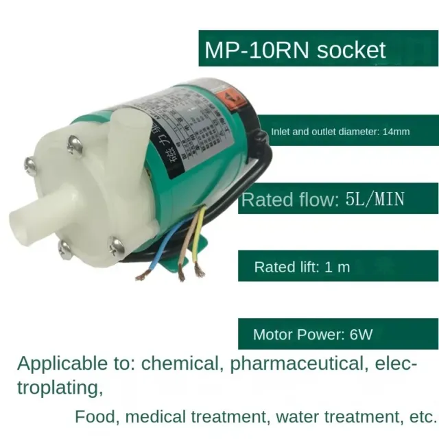 MP-10RN Micro Chemical Acid Magnetic Drive 220V 50HZ Sea Water Pump