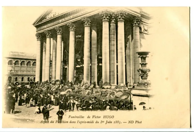 CPA Personnage Célèbre Funérailles de Victor Hugo à Paris 1er juin 1885